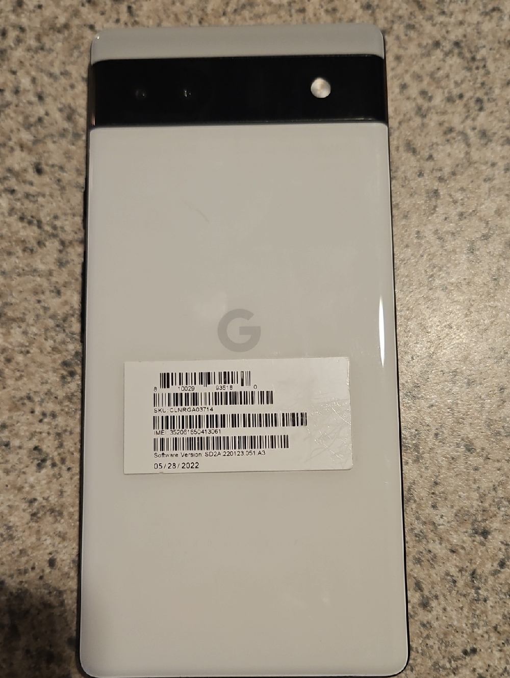 Google Pixel 6a - White and Black 128 GB Unlocked